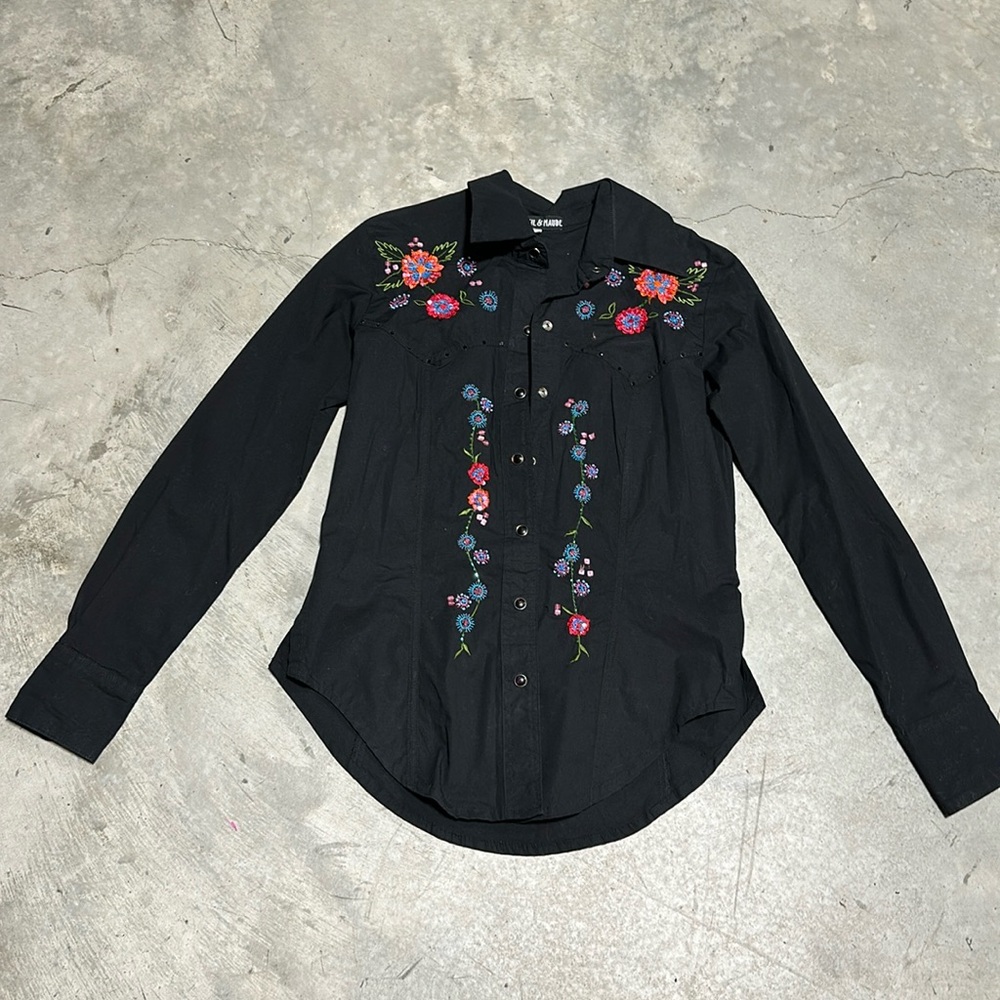 Jeweled Basil and Maude‎ shirt / Size XS / Nn-2
